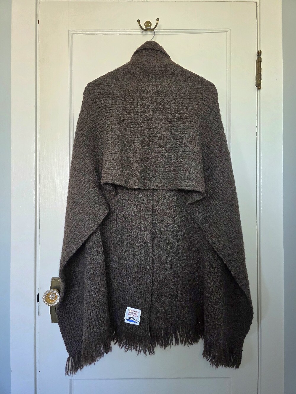 Cozy Shawl Wrap in Brown - Women Accessories Scarves & Wraps - Picture 4 of 7